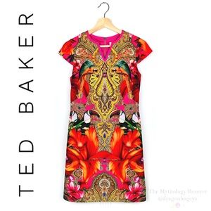 Ted Baker London Aalia Toucan Print Tunic Dress